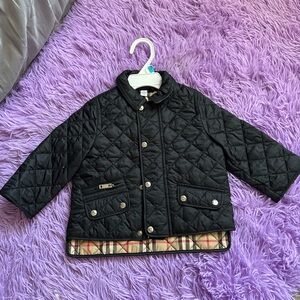 Burberry Black Quilted Jacket